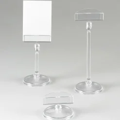 Porte-étiquette De Prix Avec Insertion, Haut. 4 Cm-DecoWoerner New