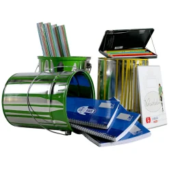Pot De Peinture Déco 23 Cm De Haut, Pot De Peinture Déco 23 Cm De Haut,-DecoWoerner Discount