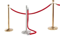 Poteau De Délimitation Pour Système De Guidage De Personnes, Hauteur 94 Cm, Chromé-DecoWoerner Online