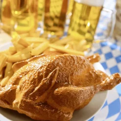 Poulet Grillé Aliment Factice 23 Cm-DecoWoerner