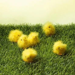 Poussins Déco 9 Cm, 6 Pces-DecoWoerner Outlet