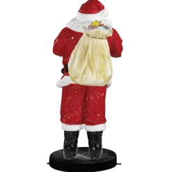 Père Noël En Fibre De Verre De 180 Cm-DecoWoerner