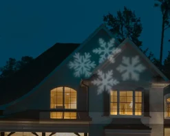 Projecteur LED Flocon De Neige LED Blanc 16 Cm-DecoWoerner Outlet