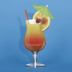 Présentoir à Cocktails Tropicaux 50 Cm-DecoWoerner Sale