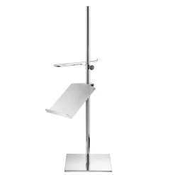 Présentoir Chromé Pour Bustes De Tailleur Avec Présentoir à Chaussures 40 X 40 X 100 Cm-DecoWoerner Hot