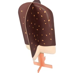 Présentoir Déco Glace En Bâtonnet, Haut. 75 Cm-DecoWoerner Discount