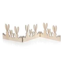 Présentoir Décoratif En Bois Clôture Décorative Lapin 80 Cm-DecoWoerner Clearance