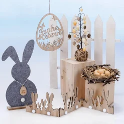 Présentoir De Clôture Décoratif En Bois, 65 X 60 Cm-DecoWoerner Outlet