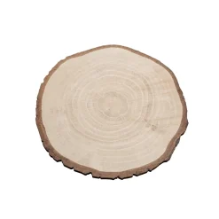 Présentoir De Disques En Bois Imprimé 30 Cm Ø-DecoWoerner Best