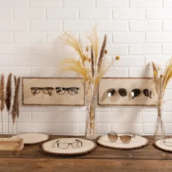 Présentoir De Disques En Bois Imprimé 30 Cm Ø-DecoWoerner Best