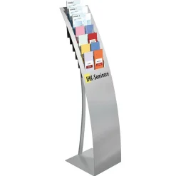 Présentoir De Prospectus "Vario", 132 Cm, 14 X A4-DecoWoerner