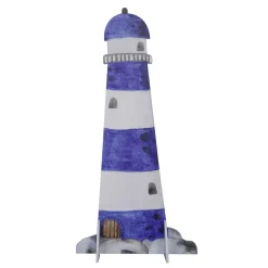 Présentoir Phare Et Blanc 59 X 120 Cm-DecoWoerner New