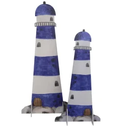 Présentoir Phare Et Blanc 59 X 120 Cm-DecoWoerner New