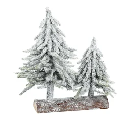 Présentoir Sapin Enneigé 16 X 28 Cm-DecoWoerner Best