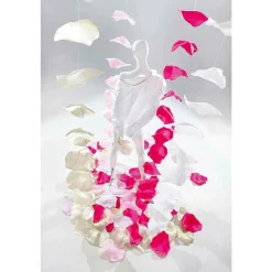 Pétales De s Déco XL, Ø 28 Cm, Pink, 30 Pces-DecoWoerner Hot