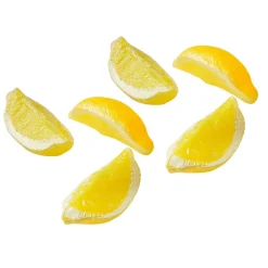 Quartiers De Citron Aliment Factice, 6 Pces-DecoWoerner Clearance