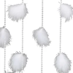 Rideau Déco à Plumes, 190 X 90 Cm-DecoWoerner Clearance