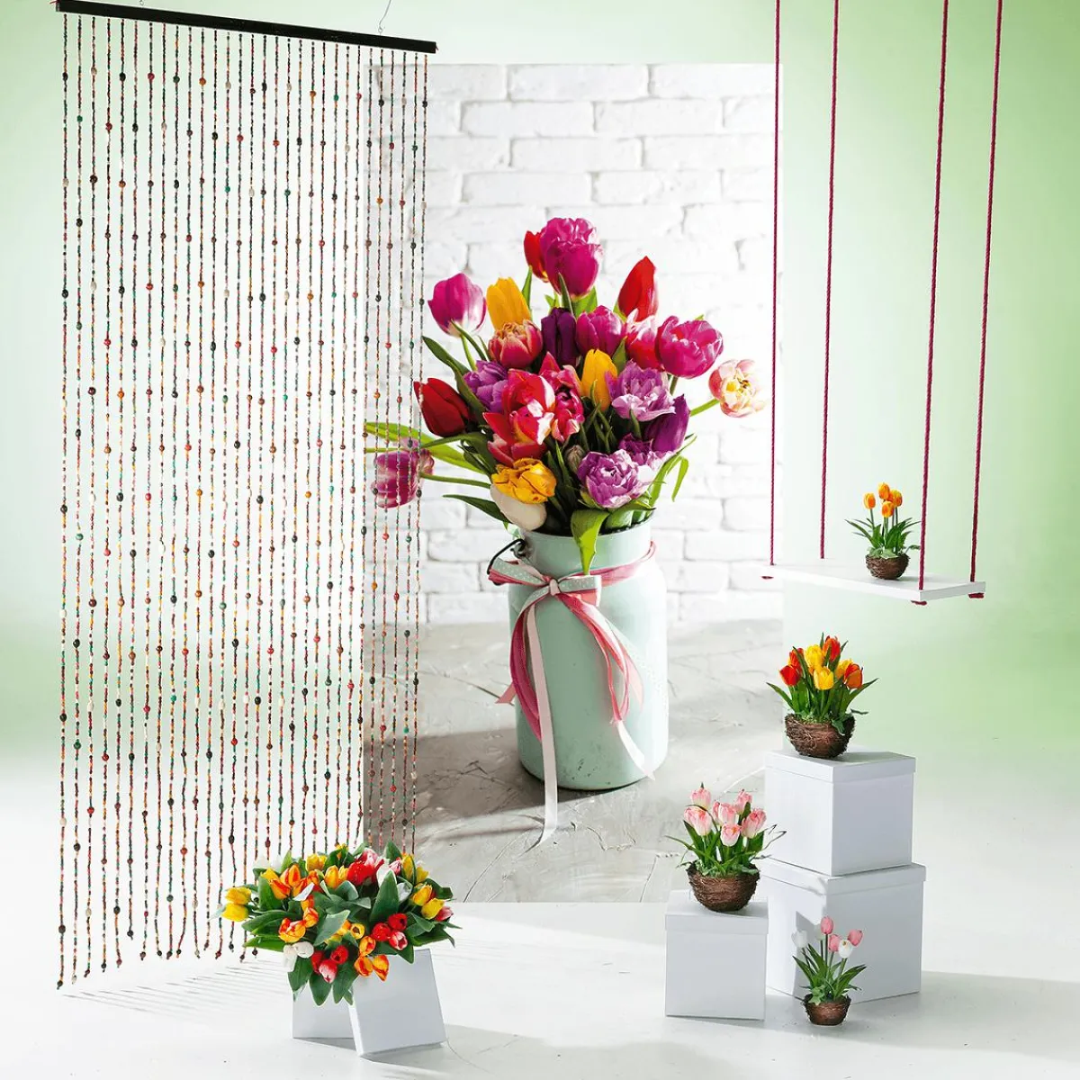 Rideau Déco , En Bois, 90 X 200 Cm-DecoWoerner Discount