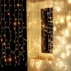 Rideau Lumineux 200 X 80 Cm 160 LED IP44 Blanc-DecoWoerner
