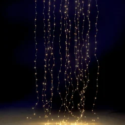 Rideau Lumineux En Fil LED Pour L'ext., 384 LED, 240 X 160 Cm-DecoWoerner New