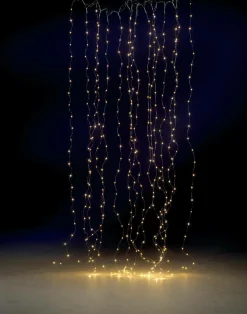 Rideau Lumineux En Fil LED Pour L'ext., 384 LED, 240 X 160 Cm-DecoWoerner New