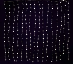 Rideau Lumineux En Fil LED Pour L'ext., 384 LED, 240 X 160 Cm-DecoWoerner New