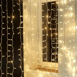 Rideau Lumineux LED Professionnel Système IP67, 300 Cm Sans Câble D'alimentation,-DecoWoerner Online