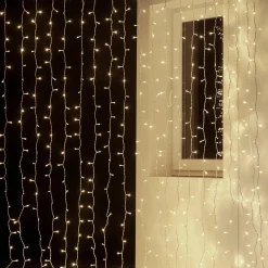 Rideau Lumineux Professionnel à LED Système IP20, 600 LED, 300 X 200 Cm, Sans Cable-DecoWoerner