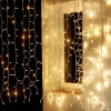 Rideau Lumineux Professionnel Clignotant à LED Système IP67 200 X 150 Cm-DecoWoerner Discount