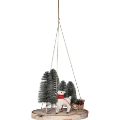 Rondelles De Bois Décorées Ø 50 Cm-DecoWoerner