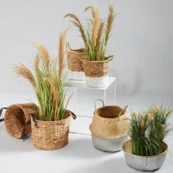 Roseau Artificiel En Pot Haut. 110 Cm-DecoWoerner