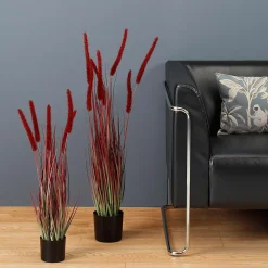 Roseau Artificiel En Pot Haut. 67 Cm-DecoWoerner Discount