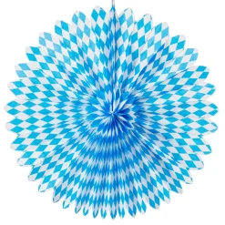 Rosette De Papier Éventail Décoratif 75 Cm Ø Blanc-DecoWoerner Discount