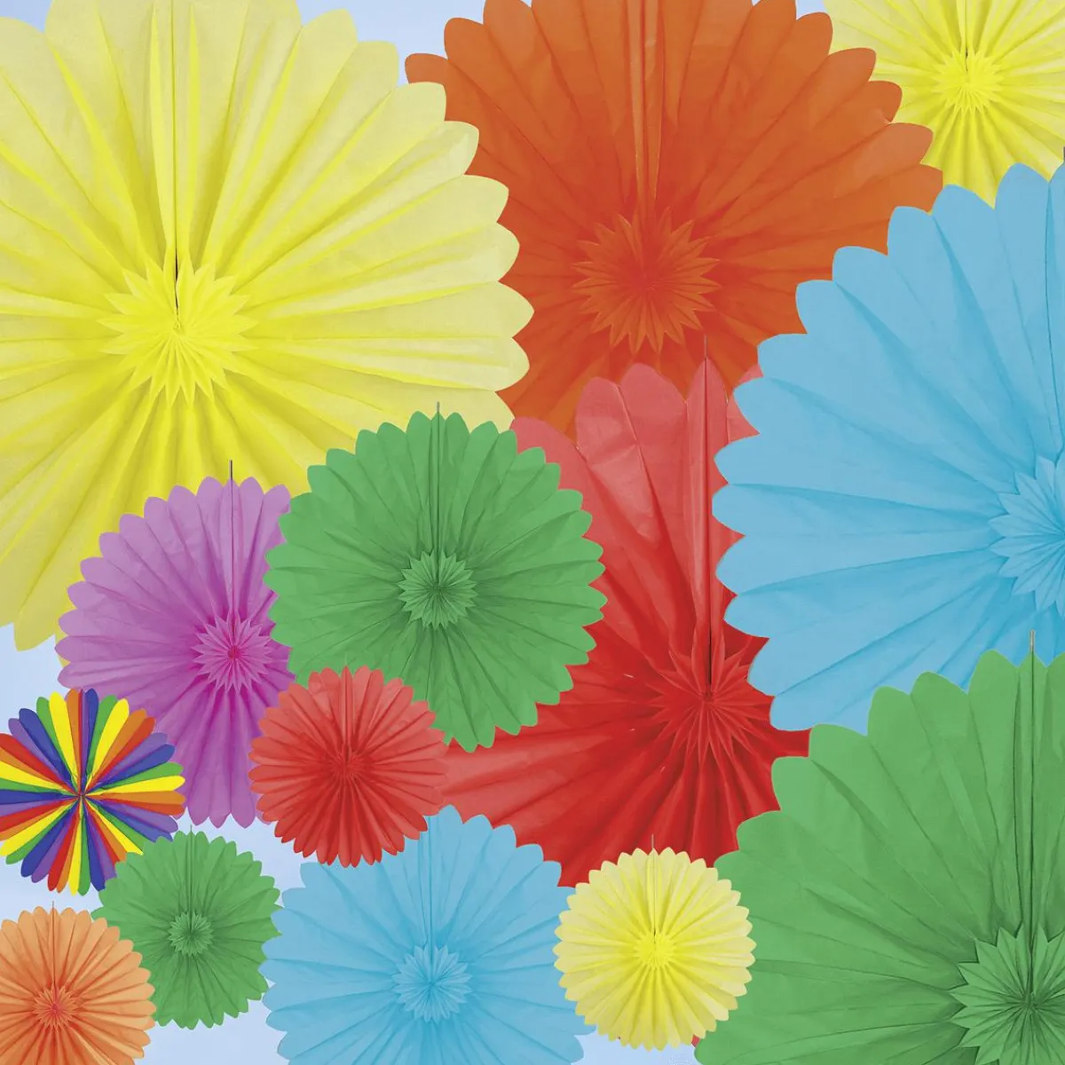 Rosette En Papier Ignifugé 35 Cm-DecoWoerner Discount