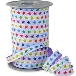 Ruban à Anneaux Rainbow Star , 10mm, 200 M-DecoWoerner Outlet