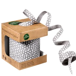 Ruban à Friser Respectueux De L'environnement Avec Motif étoilé 10 Mm 100 M-DecoWoerner New