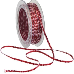 Ruban Cadeau Cordon / Blanc 4 Mm 15 M-DecoWoerner Discount