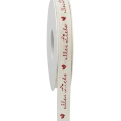 Ruban Cadeau Durable Alles Liebe 15mm, 18 M-DecoWoerner Outlet