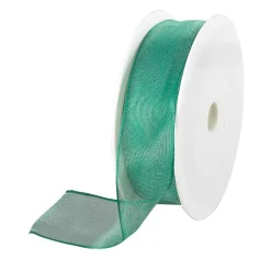 Ruban En Crêpe De Chine Avec Fil De Fer Larg. 25 Mm-DecoWoerner Clearance