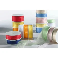 Ruban En Crêpe De Chine, Larg. 70 Mm, Foncé-DecoWoerner Hot