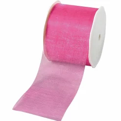 Ruban En Crêpe De Chine Pink Larg. 70 Mm-DecoWoerner Best