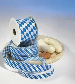 Ruban En Tissu "Bavière" 25 Mm 25 M-DecoWoerner New