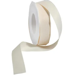Ruban En Tissu écologique Fabriqué à Partir De Matériaux Recyclés 15 Mm 25 M Crème-DecoWoerner Discount