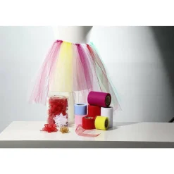 Ruban En Tulle Larg. 50 Mm, Clair-DecoWoerner Discount
