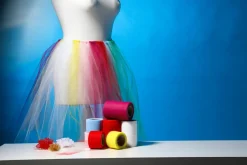 Ruban En Tulle Larg. 50 Mm,-DecoWoerner