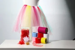 Ruban En Tulle Larg. 50 Mm,-DecoWoerner Hot