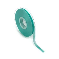 Ruban Mousseline Avec Lisière 6mm X 50m Turquoise-DecoWoerner New