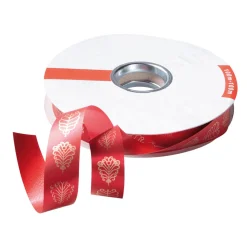 Ruban Poly "Ornement Feuille", 19 Mm,-DecoWoerner Discount