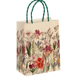 Sac Cadeau "Flower Garden" 22 X 31 X 10 Cm 10pcs-DecoWoerner Online