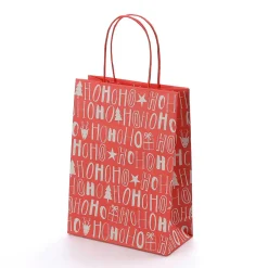 Sac Cadeau HoHoHo 18 X 24 X 8 Cm Set De 10 Pièces-DecoWoerner Online